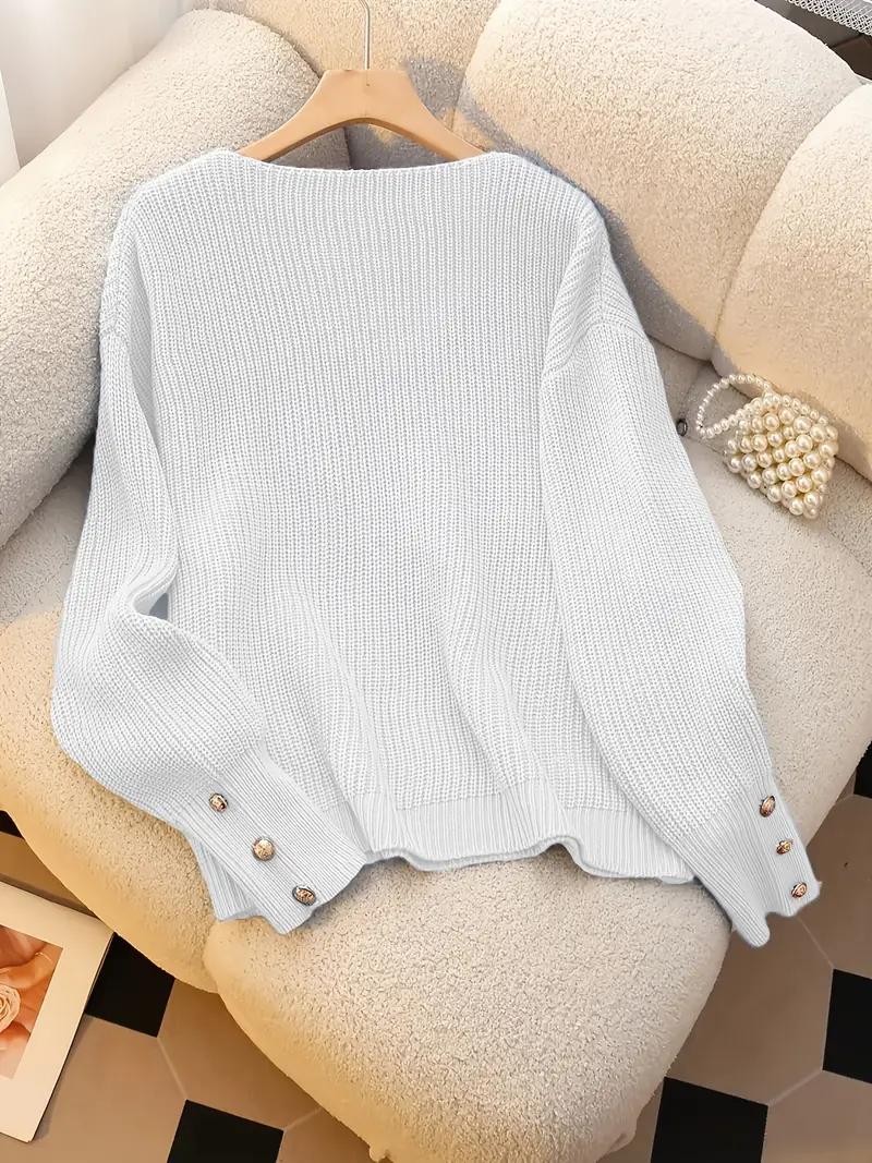 Timeless V-Neck Knit Sweater