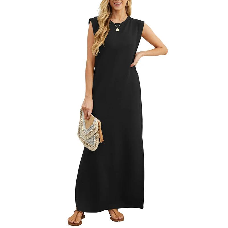 Split Hem Casual Dress