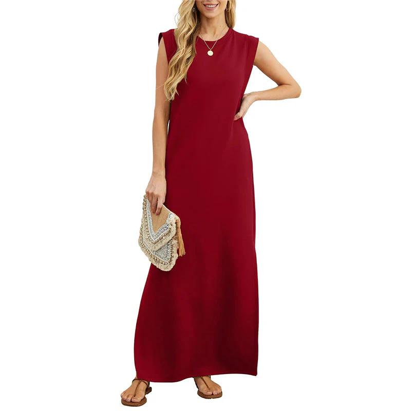 Split Hem Casual Dress