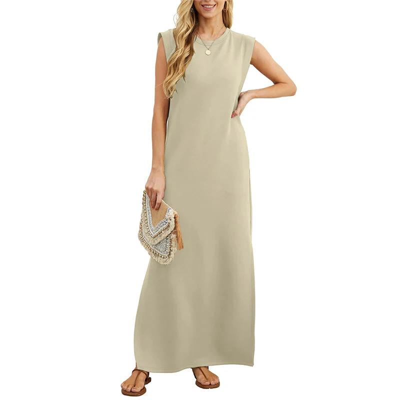 Split Hem Casual Dress