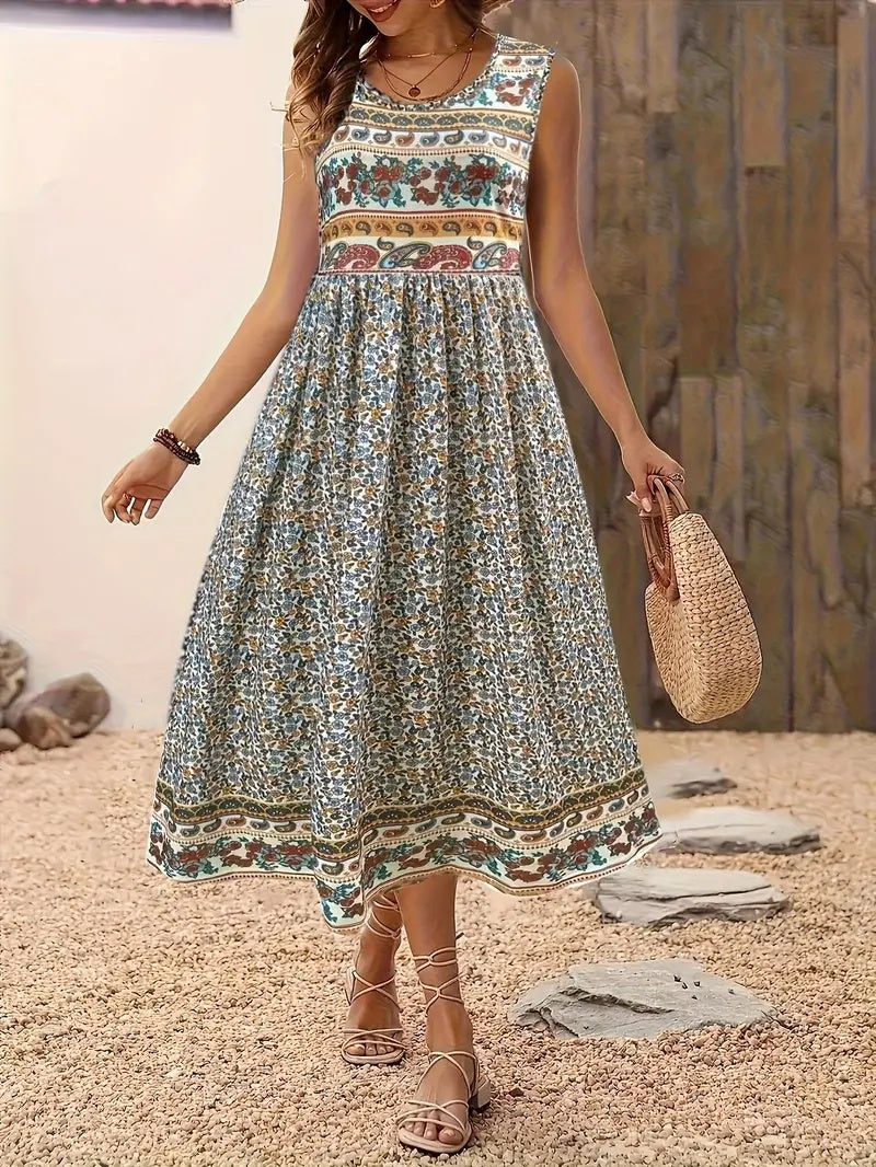 Floral A-Line Dress