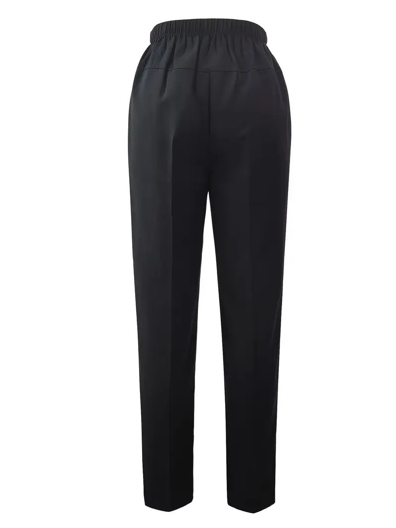 Elegant Tapered-Leg Pants