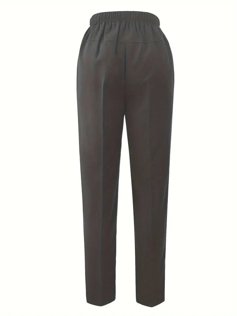 Elegant Tapered-Leg Pants