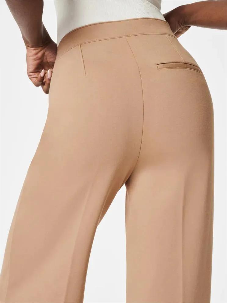 Wide-Leg Control Trousers