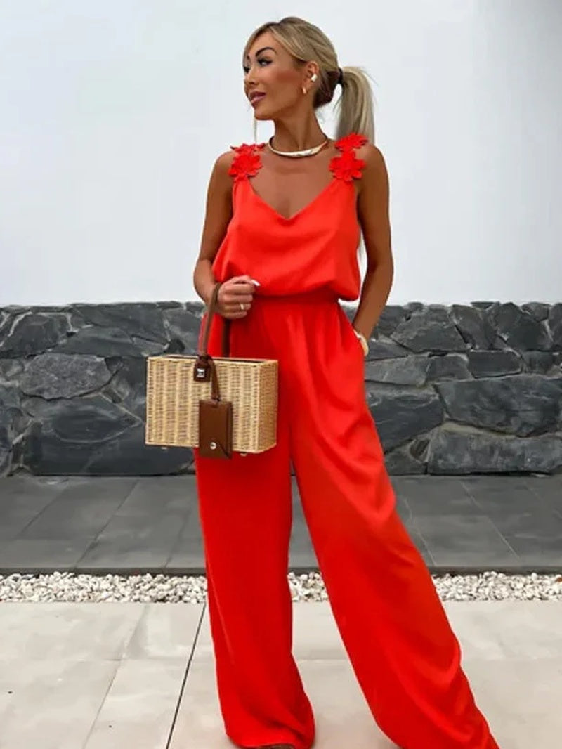 Wide-Leg Jumpsuit